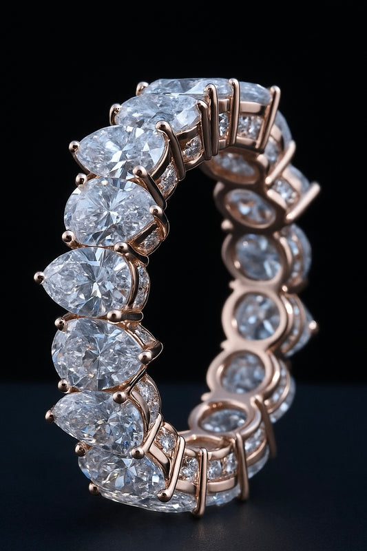 Infinity  Pear Shape Ring